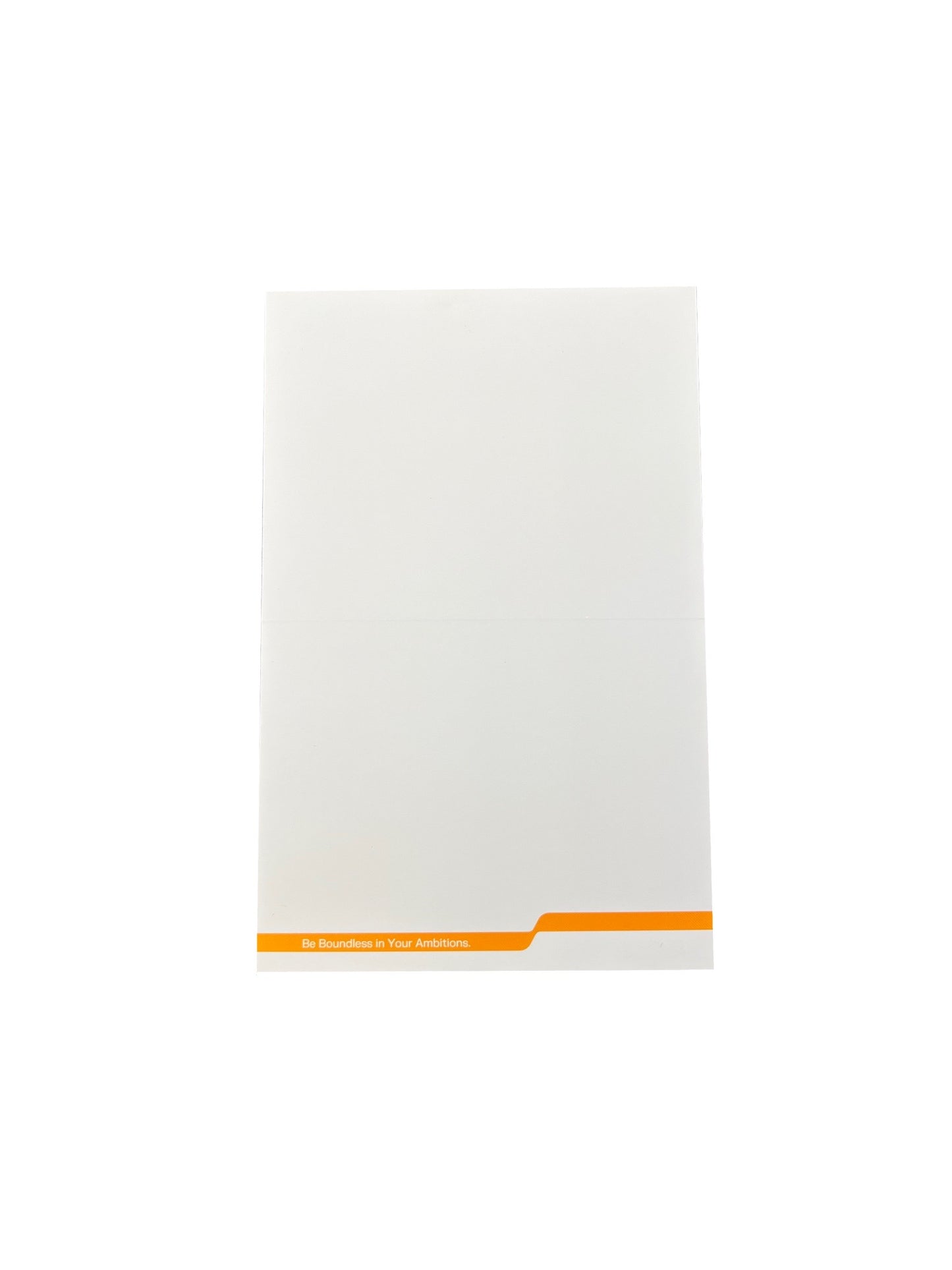 Signal Blank Card - White/Orange